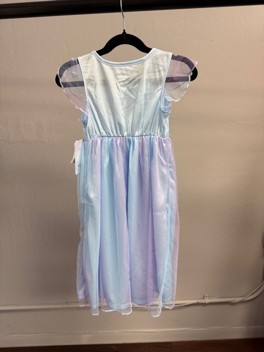 Disney Elsa Light Blue & Lavender Ruffle Dress - Picture 2 of 4